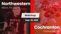 Matchup: Northwestern High vs. Cochranton  2020