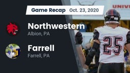 Recap: Northwestern  vs. Farrell  2020