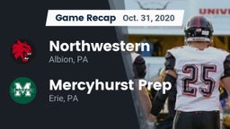 Recap: Northwestern  vs. Mercyhurst Prep  2020