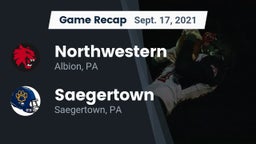 Recap: Northwestern  vs. Saegertown  2021