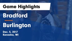 Bradford  vs Burlington  Game Highlights - Dec. 5, 2017