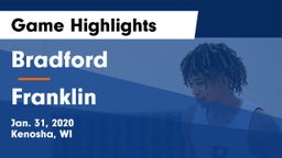 Bradford  vs Franklin  Game Highlights - Jan. 31, 2020