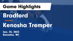 Bradford  vs Kenosha Tremper Game Highlights - Jan. 25, 2022