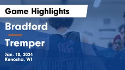 Bradford  vs Tremper Game Highlights - Jan. 10, 2024