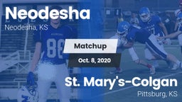 Matchup: Neodesha  vs. St. Mary's-Colgan  2020