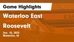 Waterloo East  vs Roosevelt  Game Highlights - Jan. 10, 2023