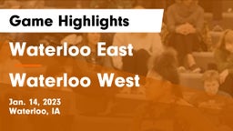 Waterloo East  vs Waterloo West  Game Highlights - Jan. 14, 2023