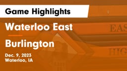 Waterloo East  vs Burlington  Game Highlights - Dec. 9, 2023