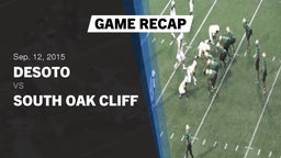 Recap: DeSoto  vs. South Oak Cliff  2015