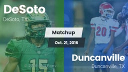 Matchup: DeSoto  vs. Duncanville  2016