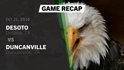 Recap: DeSoto  vs. Duncanville  2016