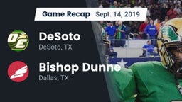 Recap: DeSoto  vs. Bishop Dunne  2019