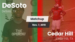 Matchup: DeSoto  vs. Cedar Hill  2019
