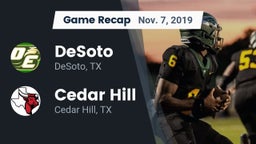Recap: DeSoto  vs. Cedar Hill  2019