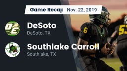 Recap: DeSoto  vs. Southlake Carroll  2019
