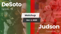 Matchup: DeSoto  vs. Judson  2020