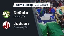 Recap: DeSoto  vs. Judson  2020