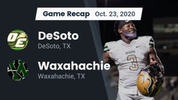 Recap: DeSoto  vs. Waxahachie  2020