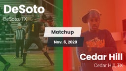 Matchup: DeSoto  vs. Cedar Hill  2020