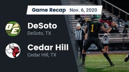 Recap: DeSoto  vs. Cedar Hill  2020