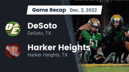 Recap: DeSoto  vs. Harker Heights  2022