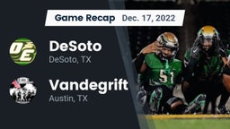 Recap: DeSoto  vs. Vandegrift  2022