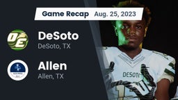 Recap: DeSoto  vs. Allen  2023
