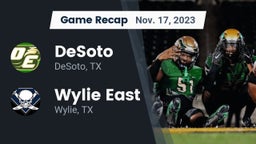 Recap: DeSoto  vs. Wylie East  2023