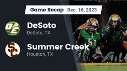 Recap: DeSoto  vs. Summer Creek  2023