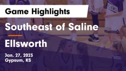 Southeast of Saline  vs Ellsworth  Game Highlights - Jan. 27, 2023