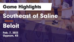 Southeast of Saline  vs Beloit  Game Highlights - Feb. 7, 2023