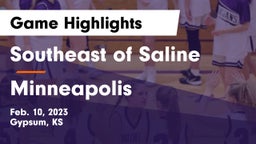 Southeast of Saline  vs Minneapolis  Game Highlights - Feb. 10, 2023