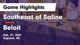Southeast of Saline  vs Beloit  Game Highlights - Feb. 27, 2023