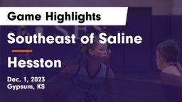 Southeast of Saline  vs Hesston  Game Highlights - Dec. 1, 2023
