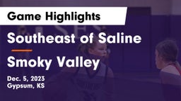 Southeast of Saline  vs Smoky Valley  Game Highlights - Dec. 5, 2023