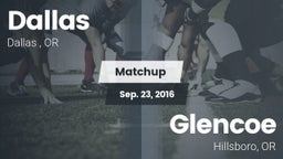 Matchup: Dallas  vs. Glencoe  2016