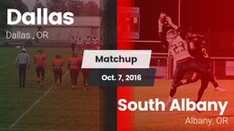 Matchup: Dallas  vs. South Albany  2016