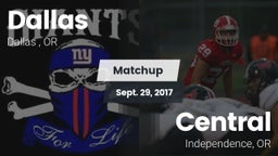 Matchup: Dallas  vs. Central  2017