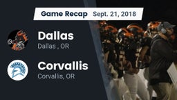 Recap: Dallas  vs. Corvallis  2018