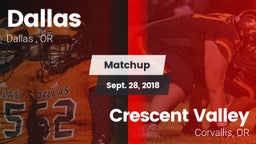 Matchup: Dallas  vs. Crescent Valley  2018