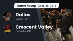 Recap: Dallas  vs. Crescent Valley  2018