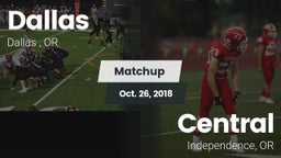 Matchup: Dallas  vs. Central  2018