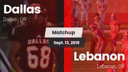 Matchup: Dallas  vs. Lebanon  2019