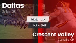 Matchup: Dallas  vs. Crescent Valley  2019