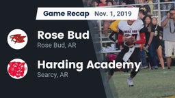 Recap: Rose Bud  vs. Harding Academy  2019