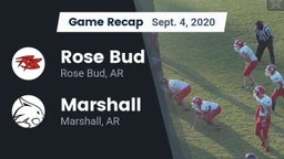 Recap: Rose Bud  vs. Marshall  2020
