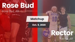 Matchup: Rose Bud  vs. Rector  2020