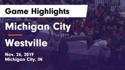 Michigan City  vs Westville  Game Highlights - Nov. 26, 2019