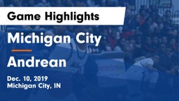 Michigan City  vs Andrean  Game Highlights - Dec. 10, 2019
