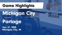 Michigan City  vs Portage  Game Highlights - Jan. 31, 2020